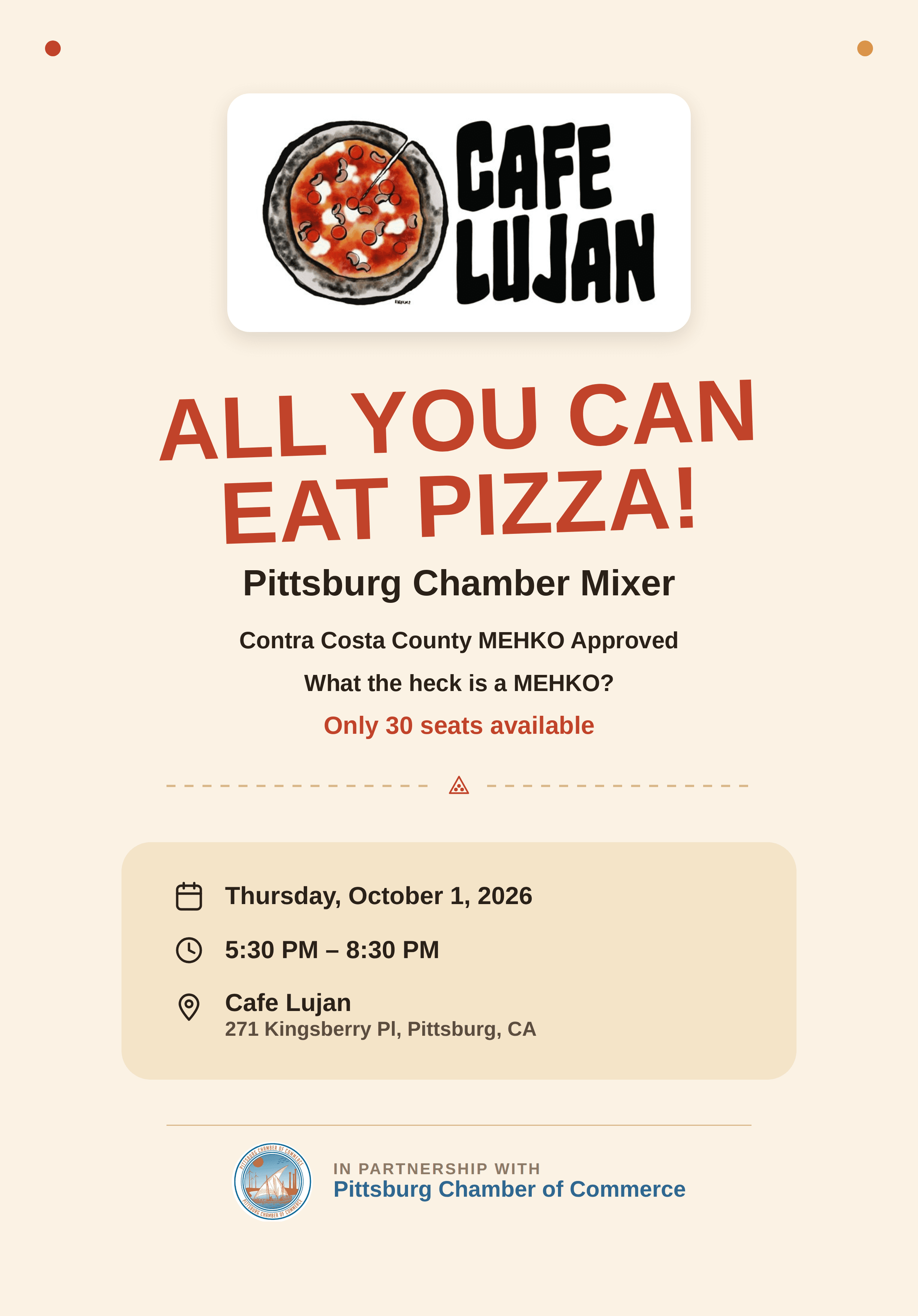 Cafe Lujan Pittsburg Chamber Mixer
