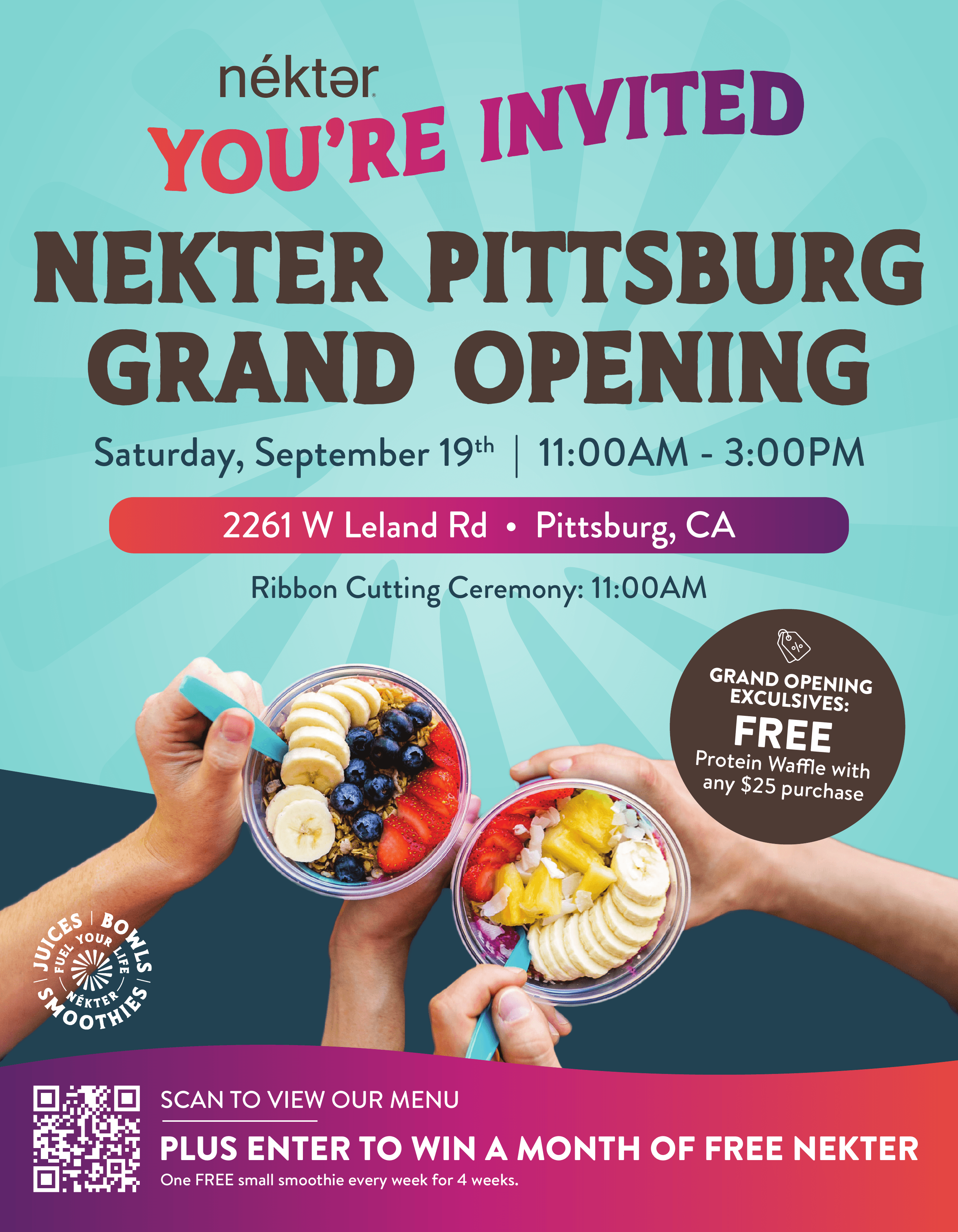 Gran Inauguración de Nekter Pittsburg